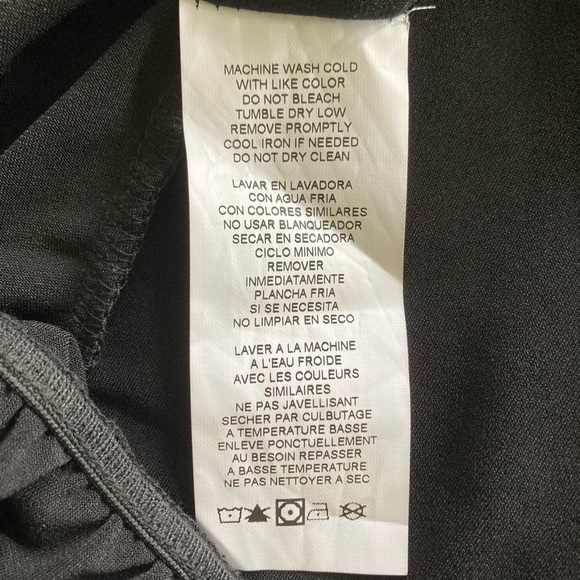 NWT Tahari USA Women’s 2X Liquid Knit Wide Leg Black & White Sleeveless Jumpsuit - Picture 8 of 9